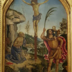 Pinturicchio Crocifissione tra i Santi Cristoforo e Girolamo - Galleria Borghese