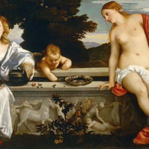 Tiziano Amor Sacro e Amor Profano - Galleria Borghese